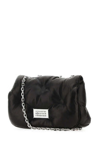 Maison Margiela Women Black Nappa Leather Medium Glam Slam Shoulder Bag