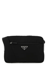 Prada Women Black Re-Nylon Crossbody Bag