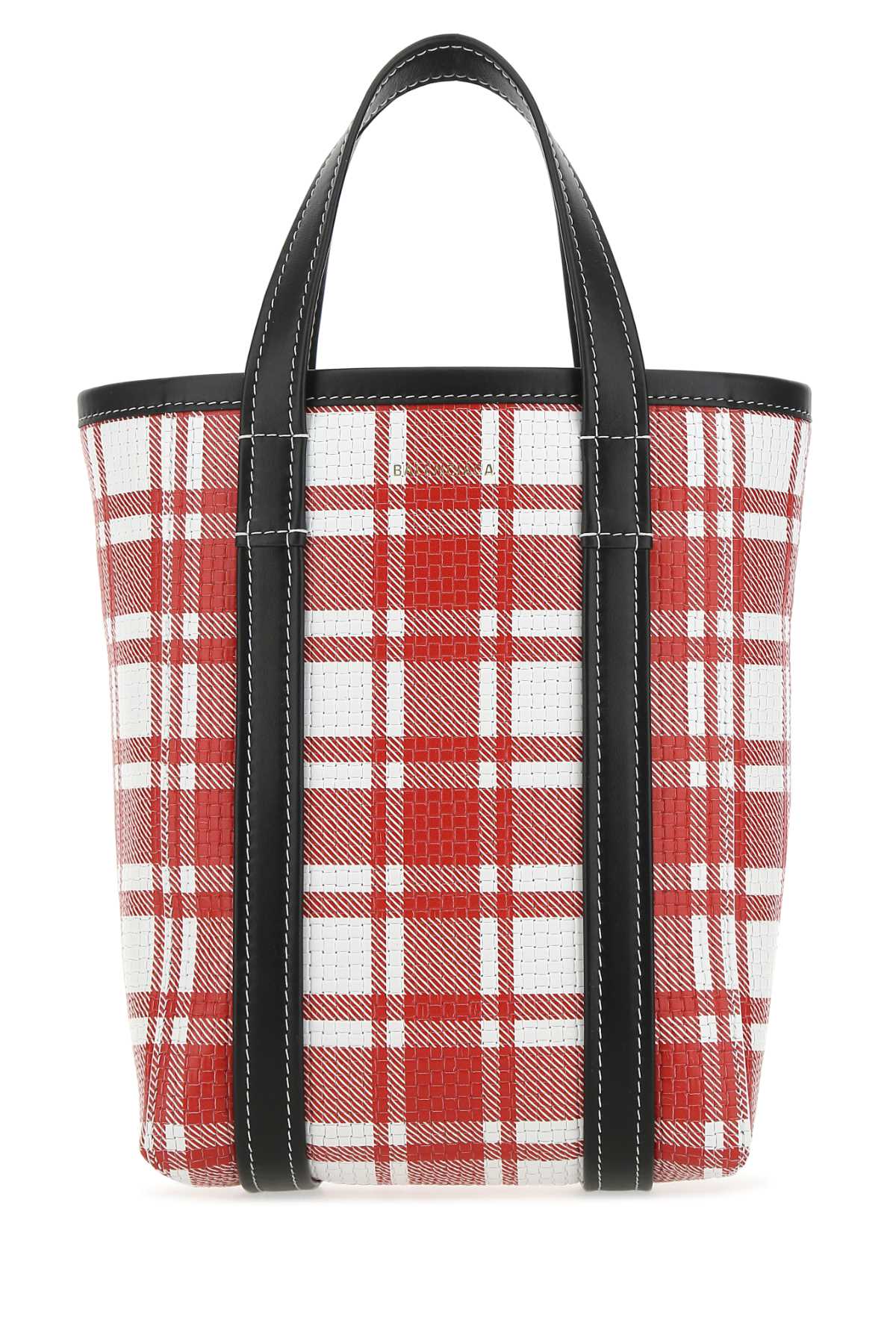 BALENCIAGA Balenciaga Women Printed Leather Small Barbes Shopping Bag