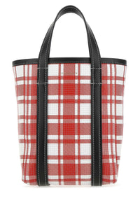 BALENCIAGA Balenciaga Women Printed Leather Small Barbes Shopping Bag