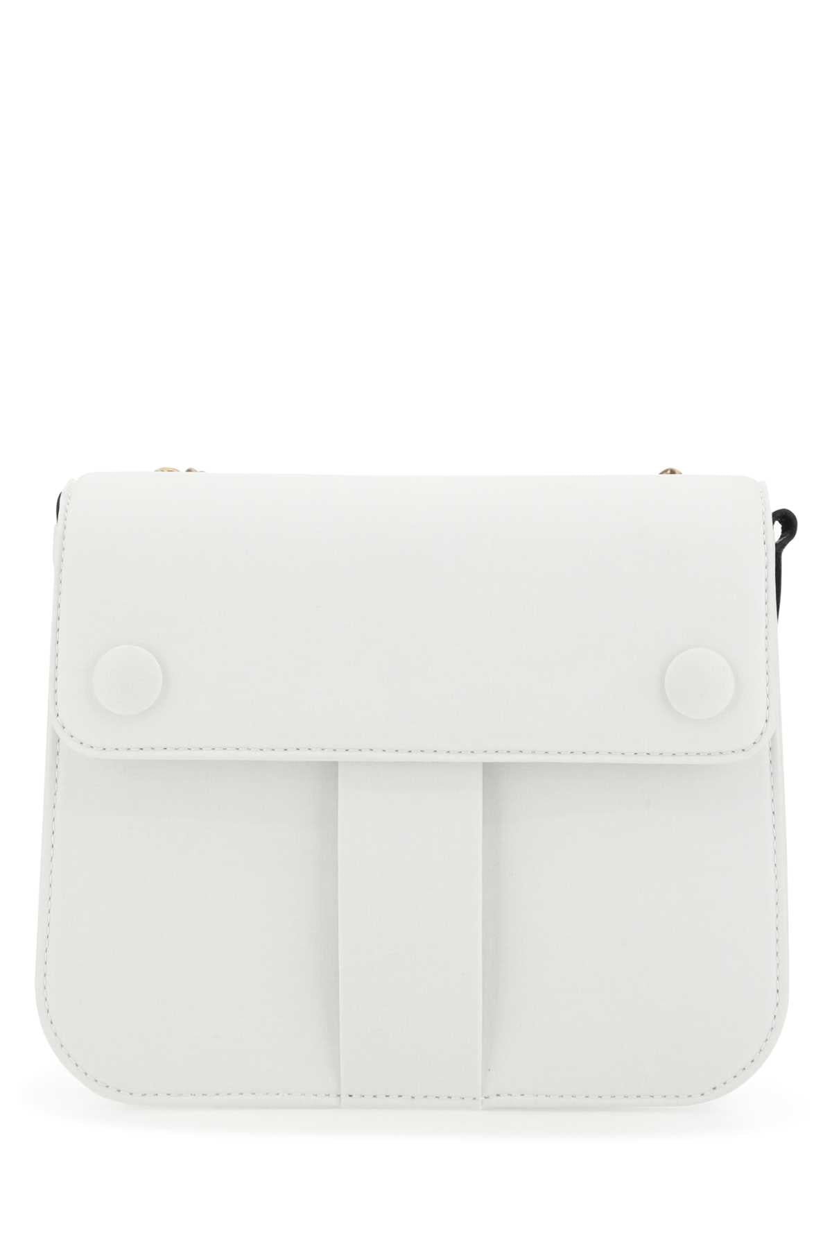 MAISON MARGIELA Maison Margiela Women Two-Tone Leather And Cotton New Lock Square Handbag
