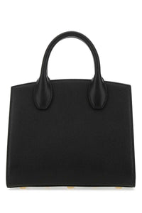Salvatore Ferragamo Women Black Leather The Studio Handbag