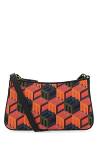 MCM Mcm Women Embroidered Fabric Rockstar Crossbody Bag