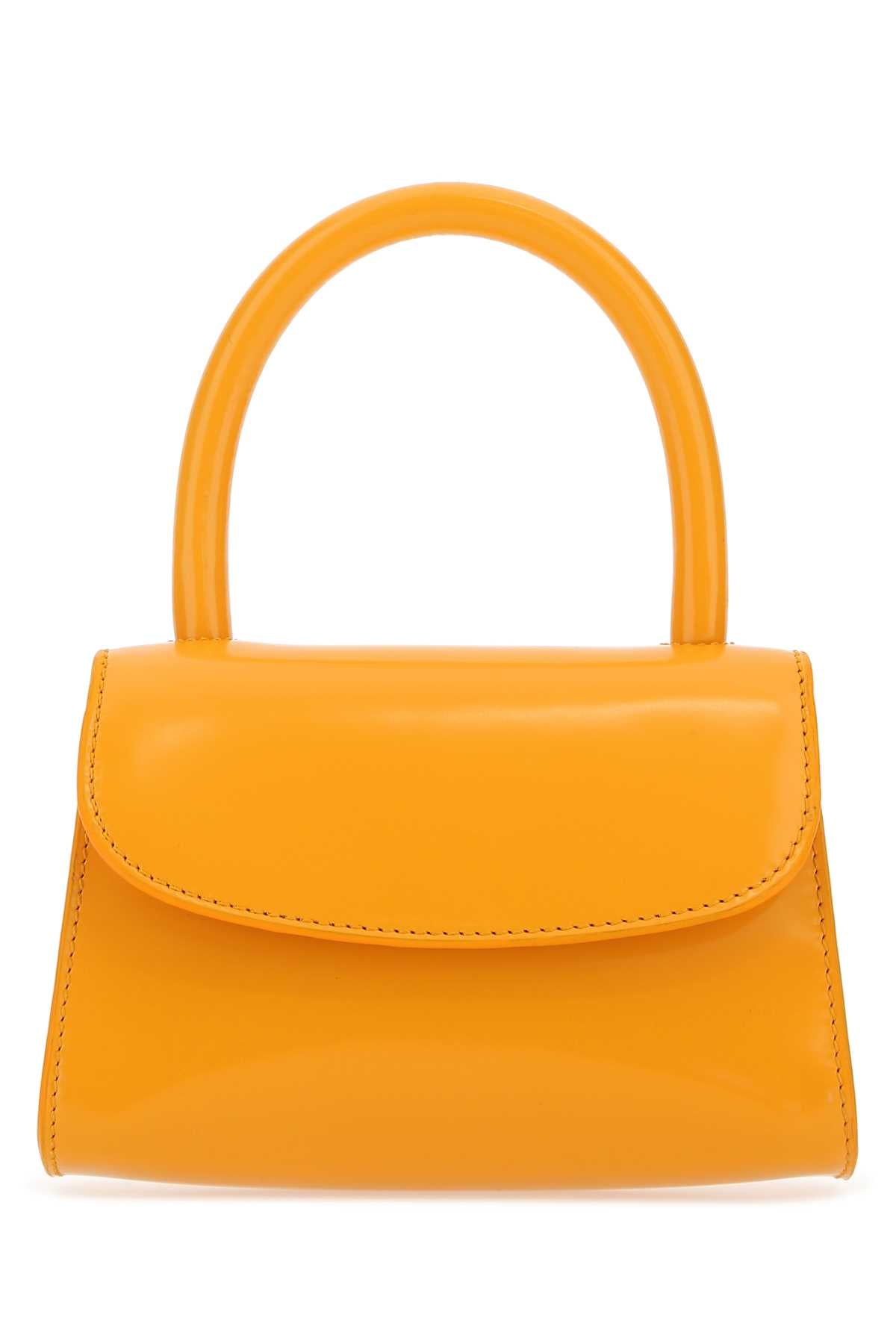 BY FAR By Far Women Orange Leather Mini Handbag