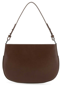 BY FAR By Far Women Brown Leather Issa Shoulder Bag