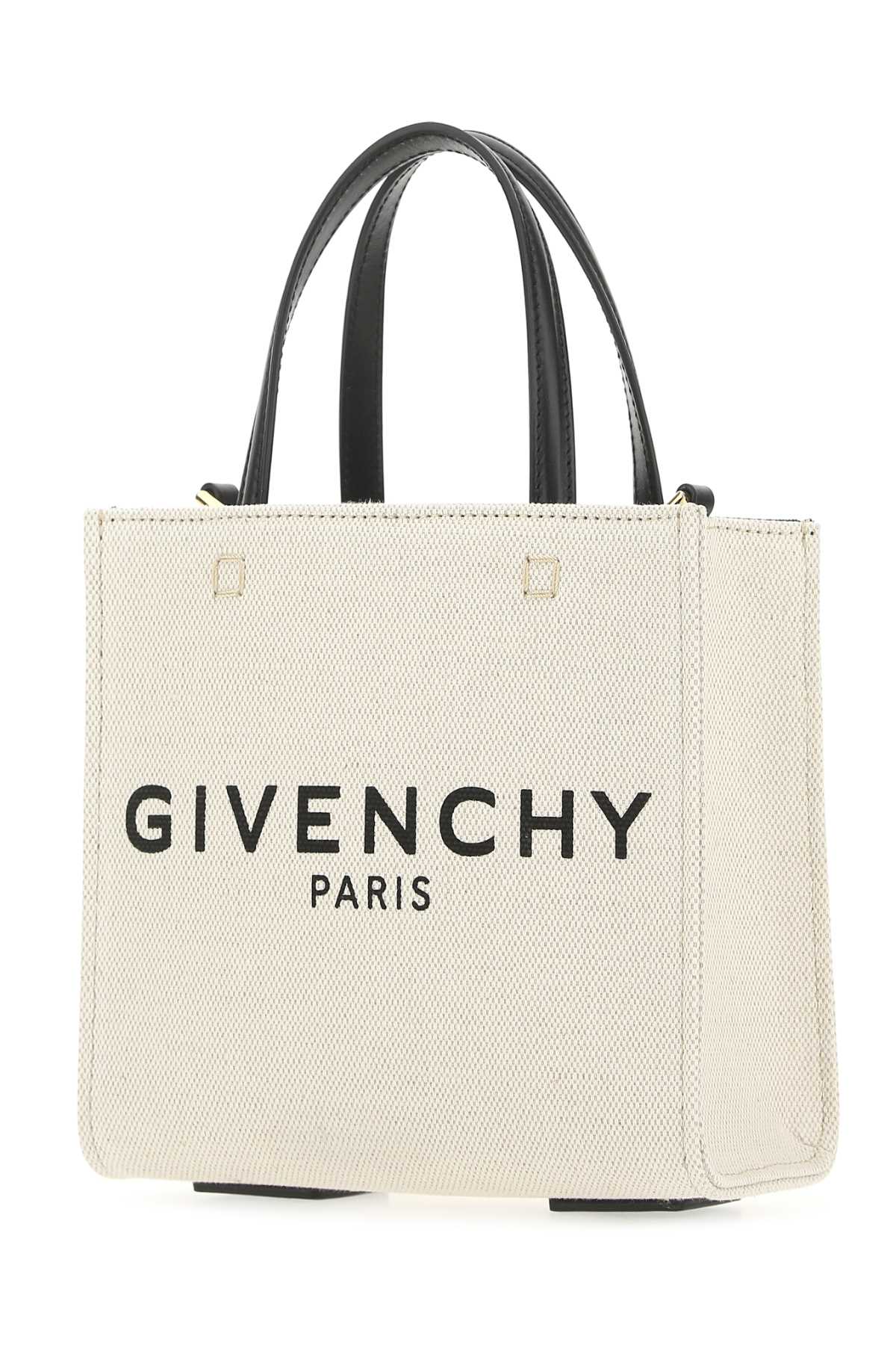 GIVENCHY Givenchy Women Ivory Canvas Mini G-Tote Handbag