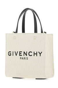 GIVENCHY Givenchy Women Ivory Canvas Mini G-Tote Handbag