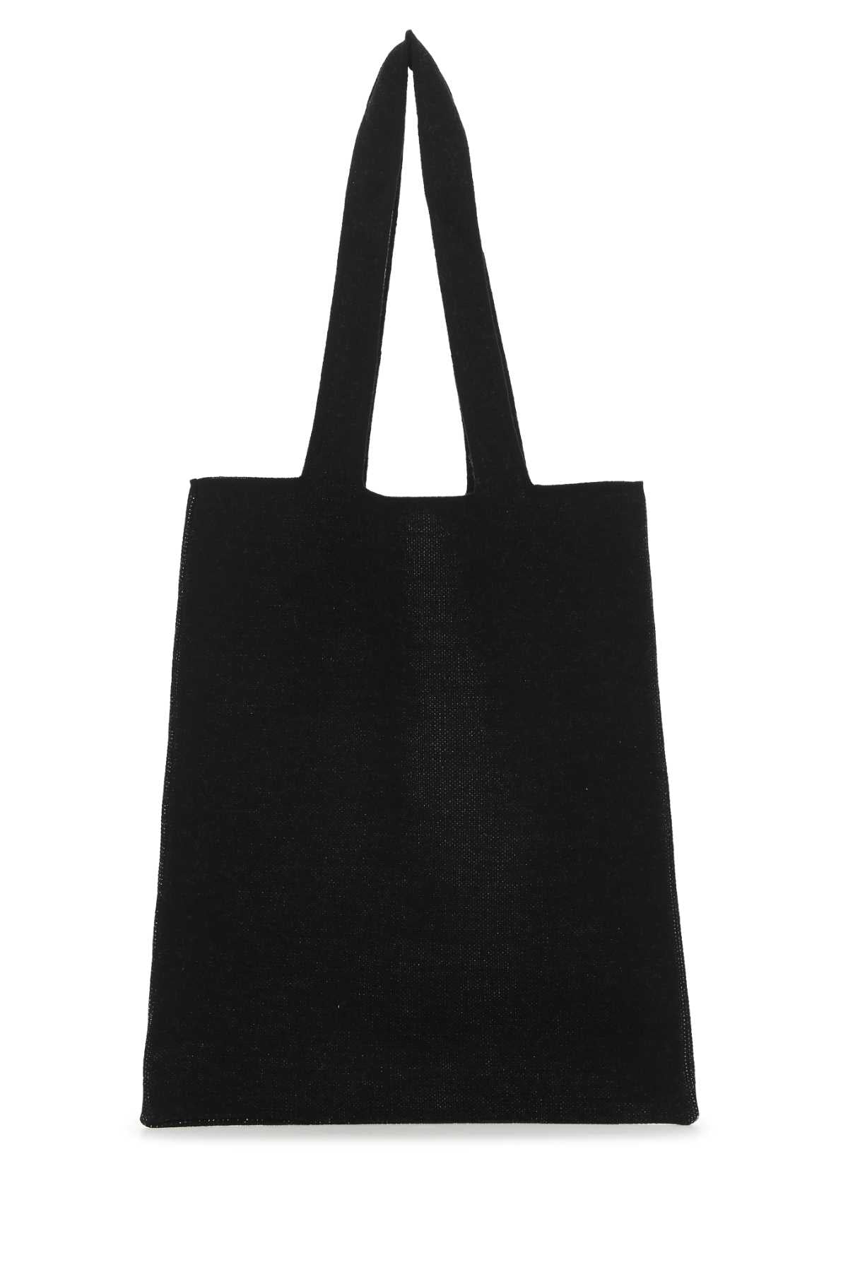 PALM ANGELS Palm Angels Men Black Wool Blend Shopping Bag