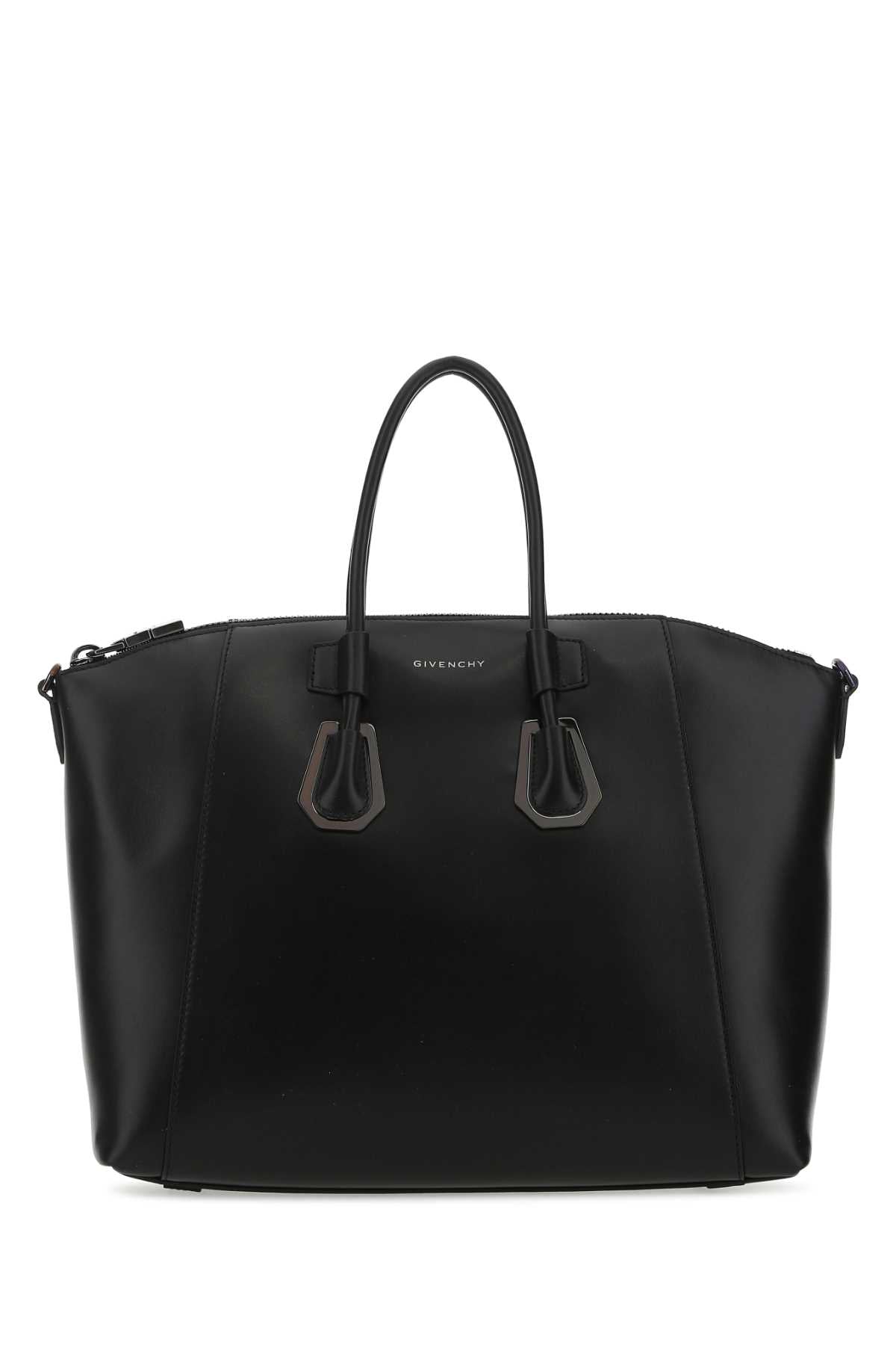 GIVENCHY Givenchy Women Black Leather Small Antigona Sport Handbag