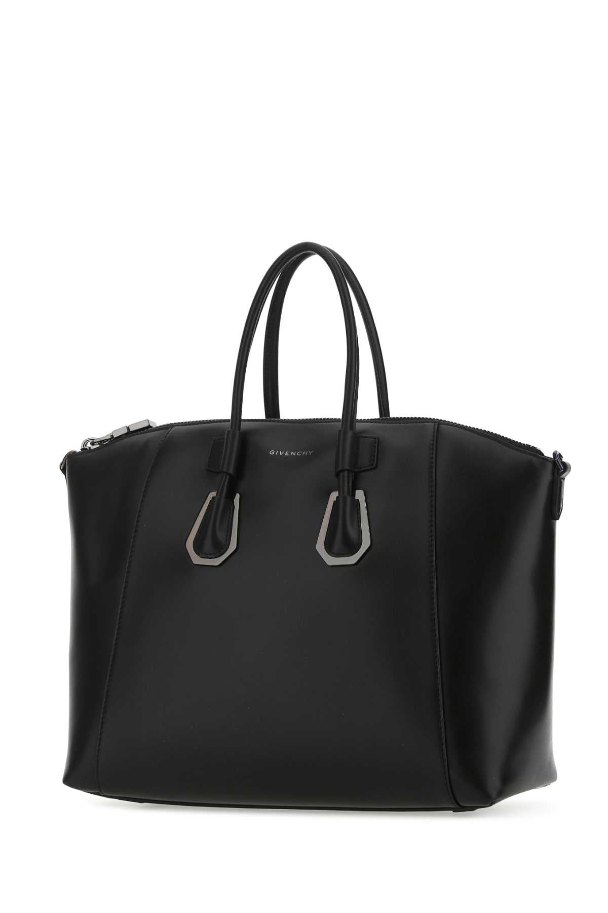 GIVENCHY Givenchy Women Black Leather Small Antigona Sport Handbag