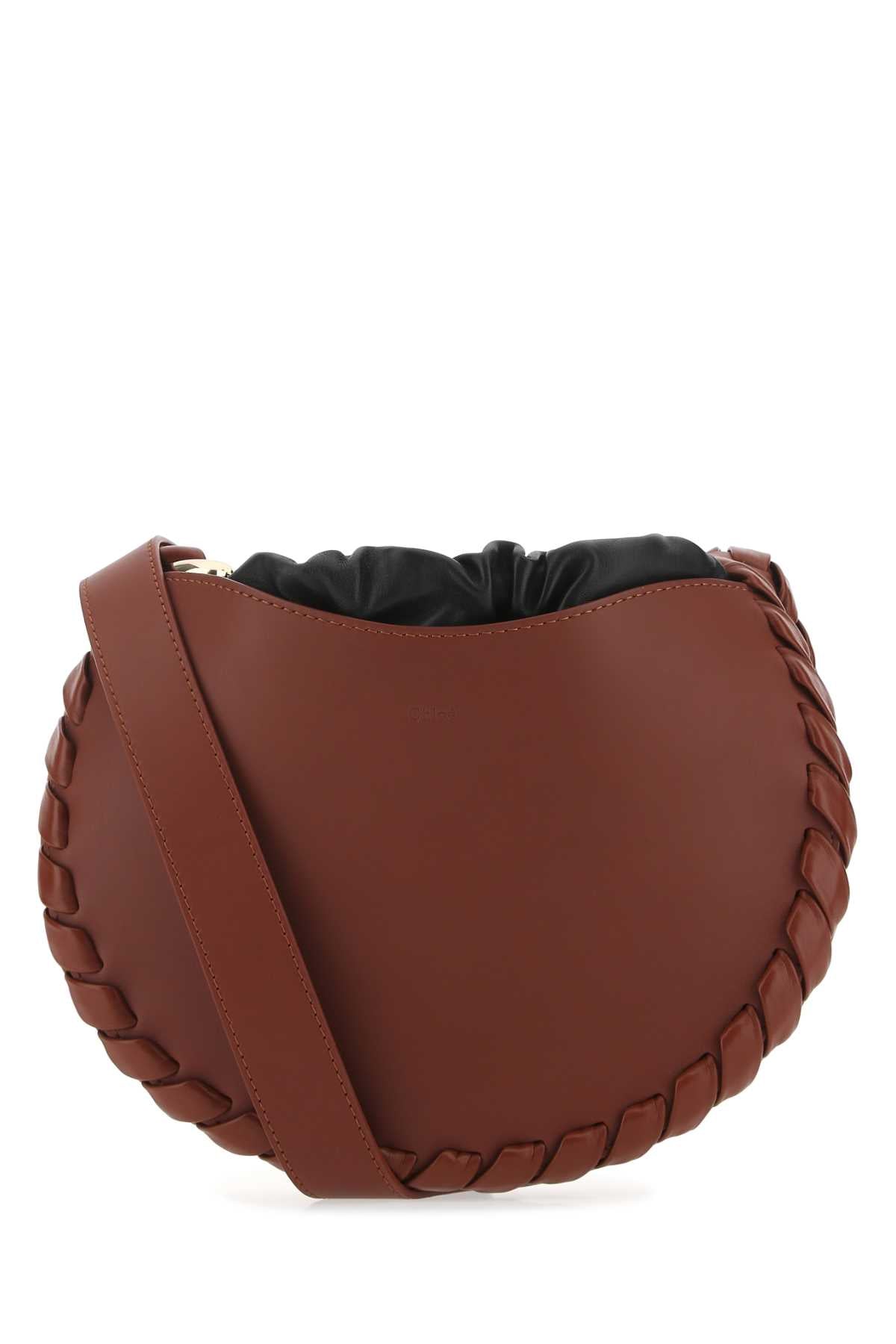 CHLOE Chloe Women Brick Leather Small Mate Crossbody Bag