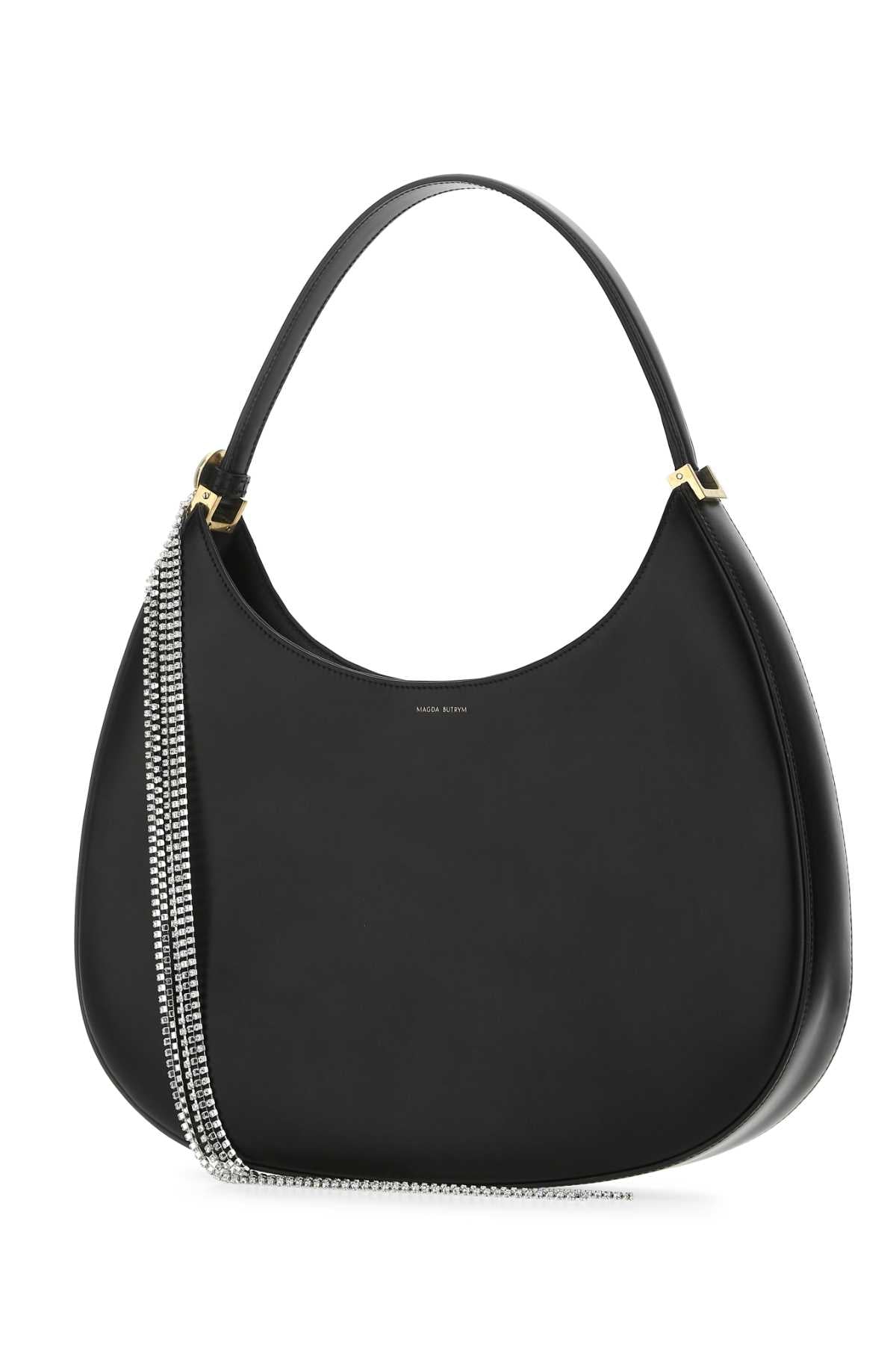 MAGDA BUTRYM Magda Butrym Women Black Leather Vesna Large Shoulder Bag