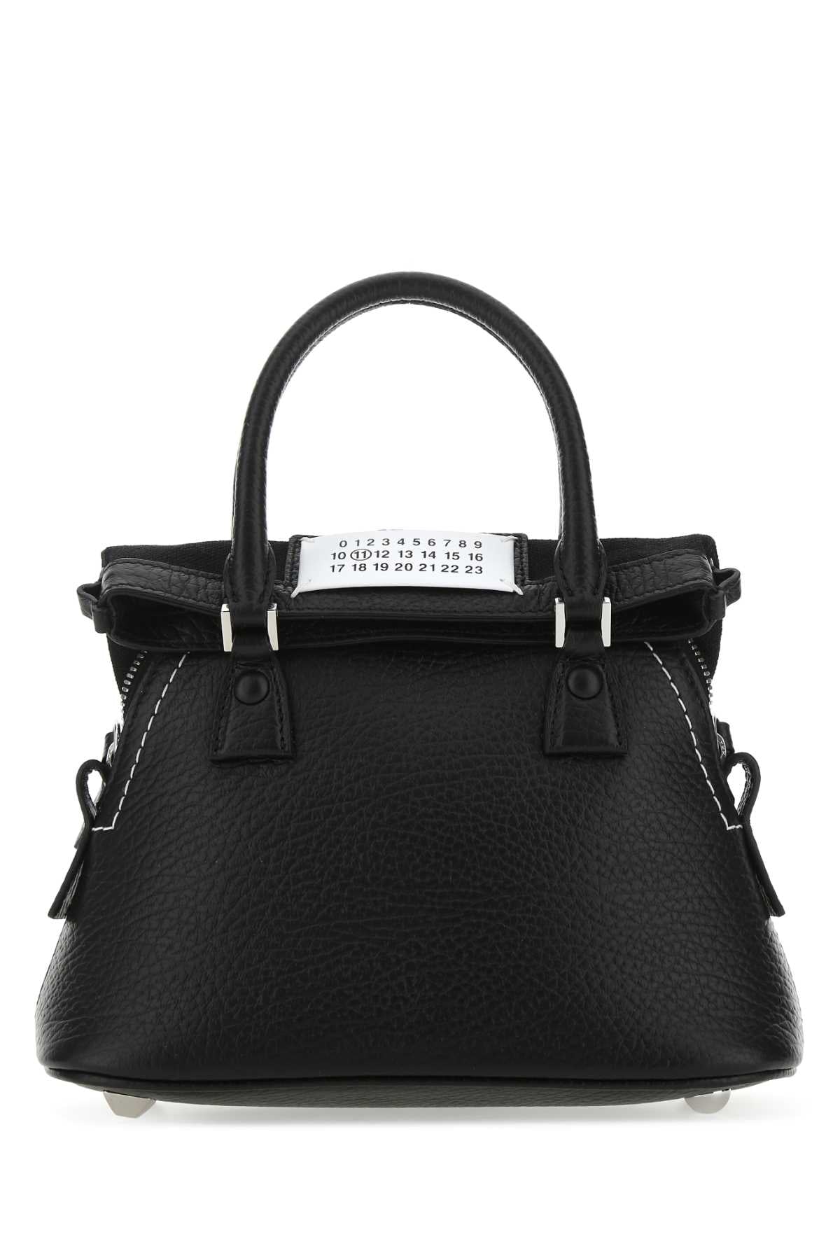 MAISON MARGIELA Maison Margiela Women Black Leather Micro 5Ac Handbag