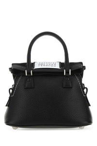 MAISON MARGIELA Maison Margiela Women Black Leather Micro 5Ac Handbag