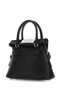 MAISON MARGIELA Maison Margiela Women Black Leather Micro 5Ac Handbag