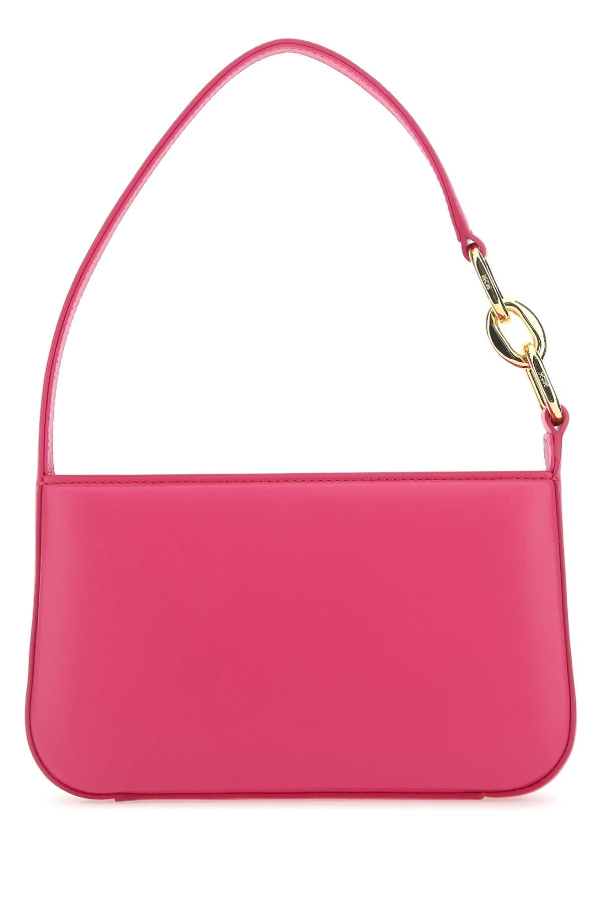 MCM Mcm Women Fuchsia Nappa Shoulder Bag