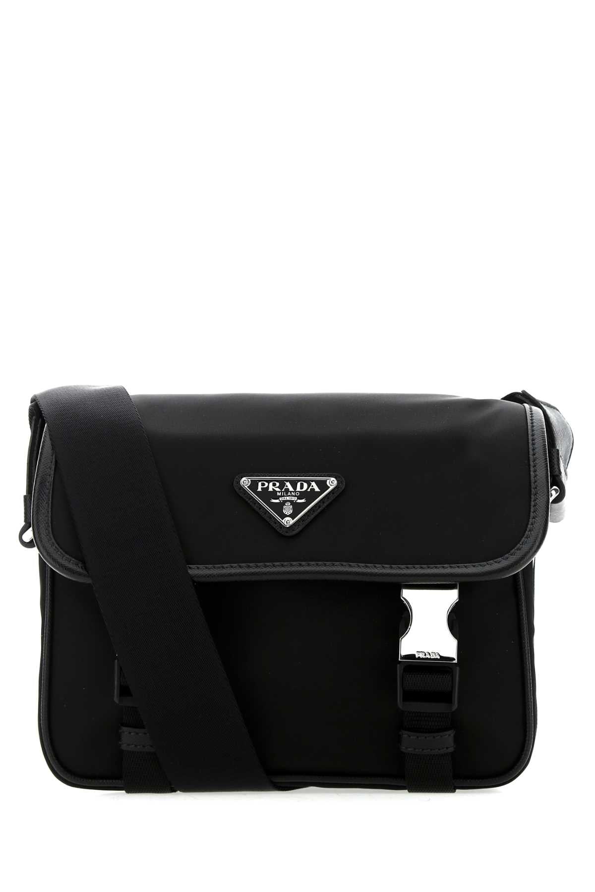 PRADA Prada Men Black Re-Nylon Crossbody Bag