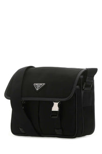 Prada Men Black Re-Nylon Crossbody Bag