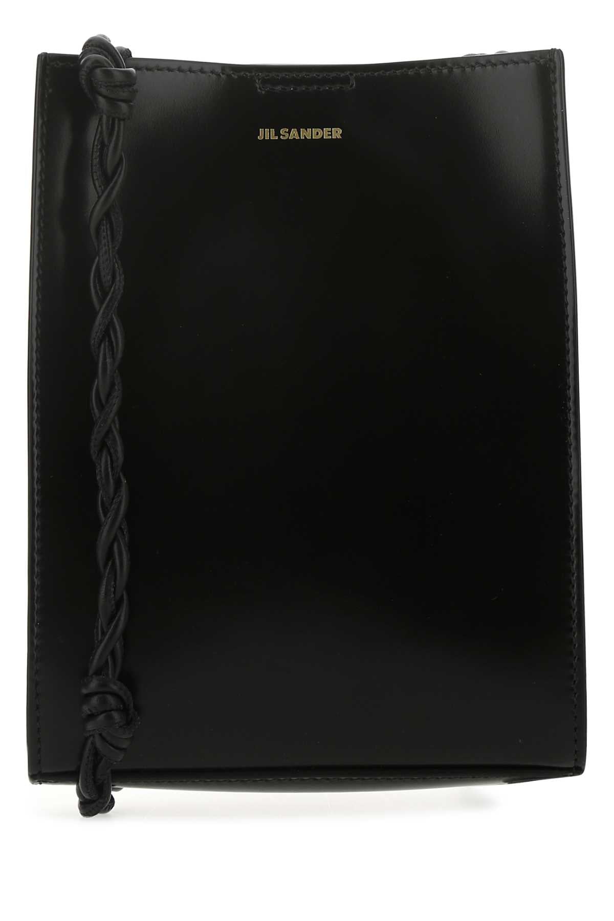 JIL SANDER Jil Sander Women Black Leather Small Tangle Shoulder Bag