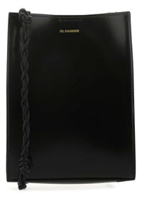 JIL SANDER Jil Sander Women Black Leather Small Tangle Shoulder Bag