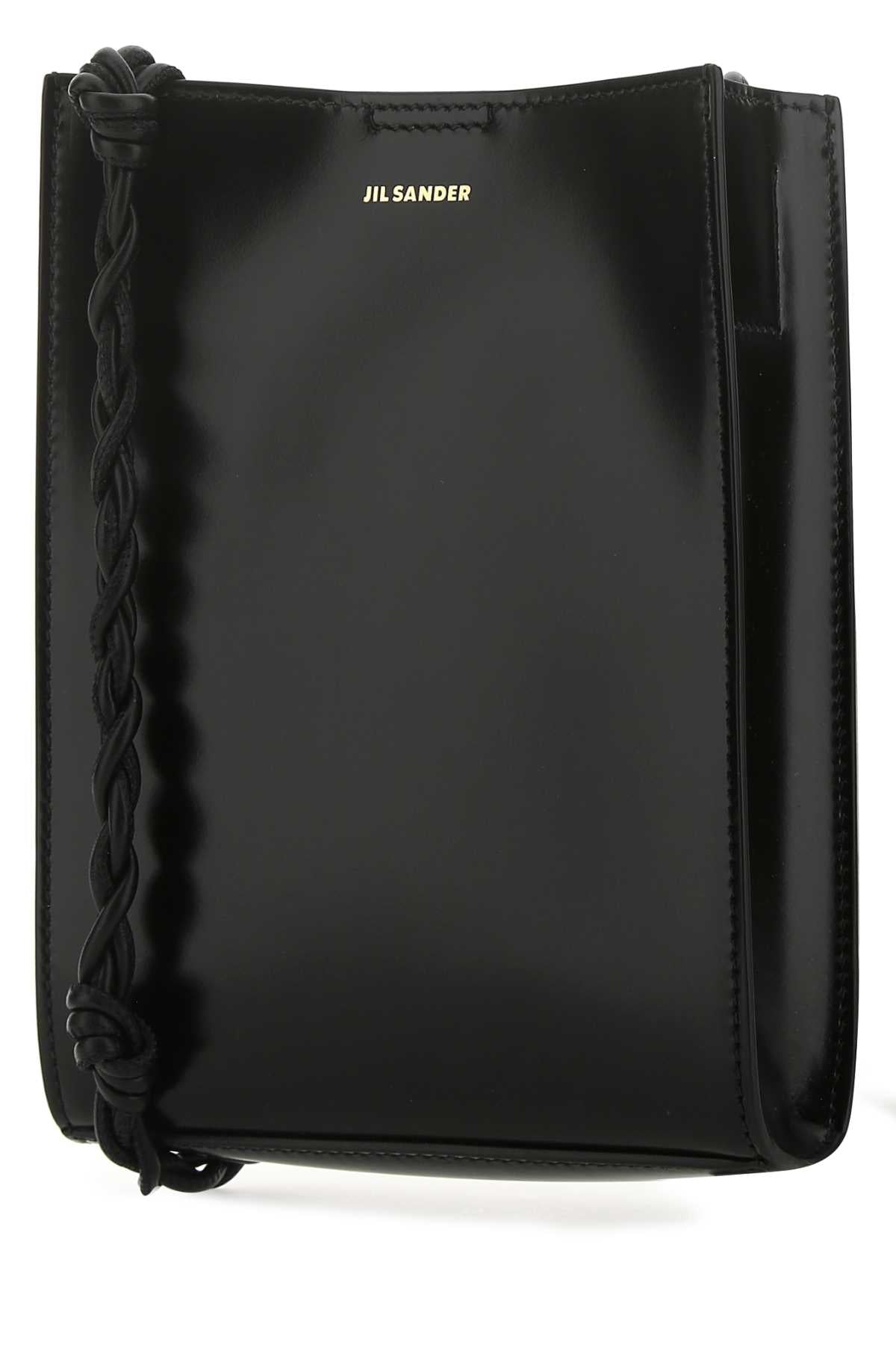 JIL SANDER Jil Sander Women Black Leather Small Tangle Shoulder Bag