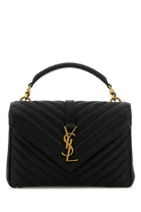 SAINT LAURENT Saint Laurent Women Black Medium College Handbag
