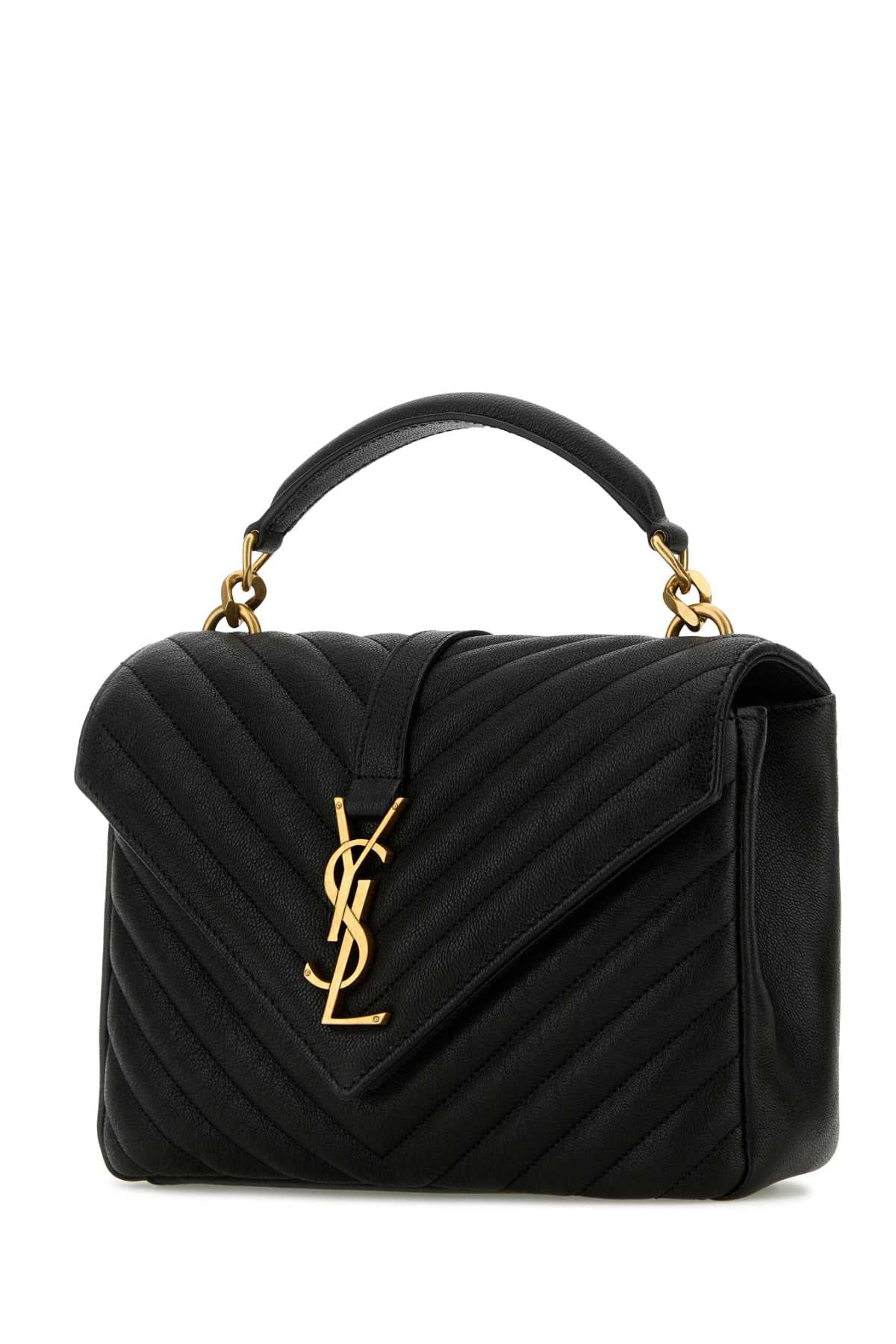 SAINT LAURENT Saint Laurent Women Black Medium College Handbag