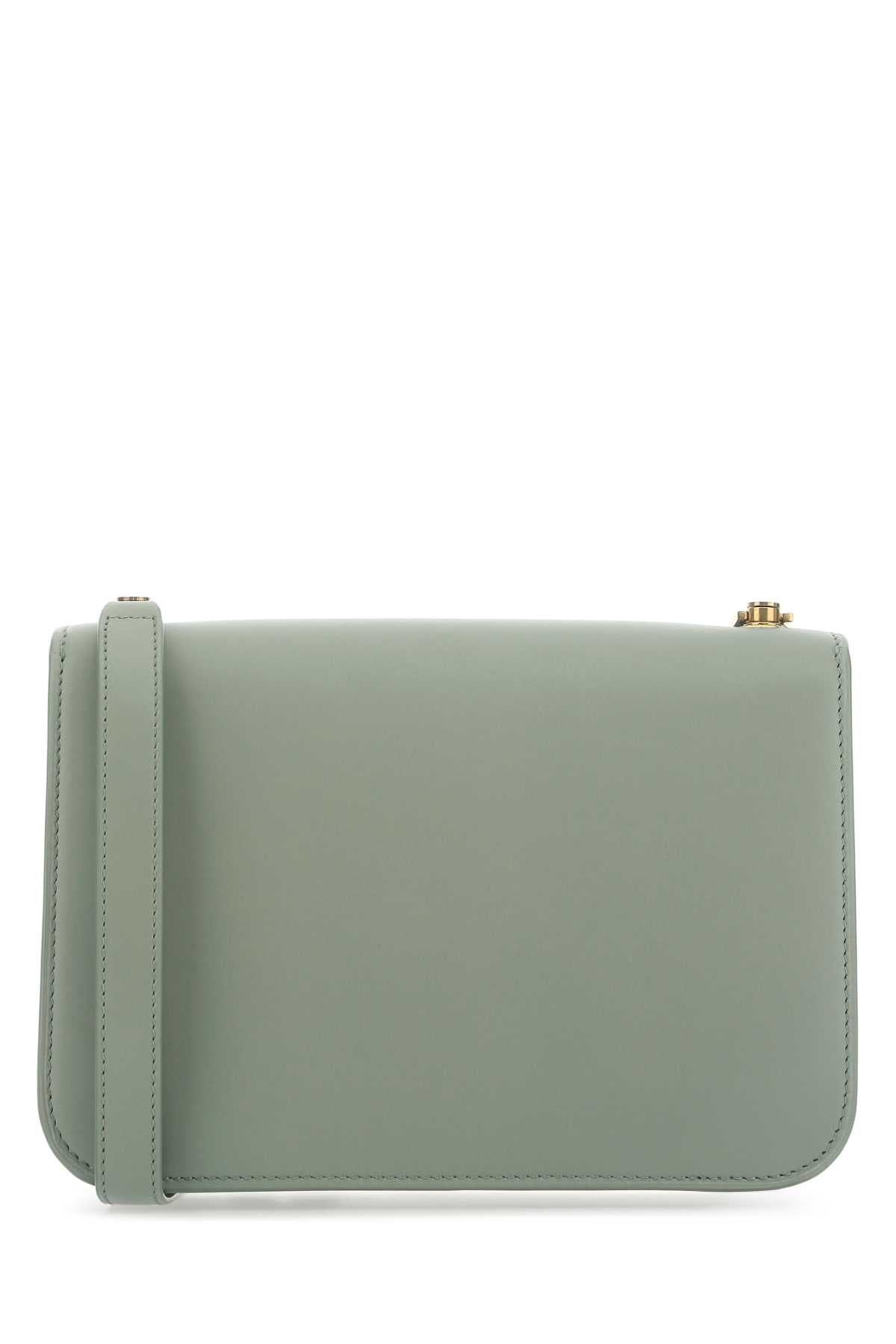 SAINT LAURENT Saint Laurent Women Sage Green Leather Carre Shoulder Bag
