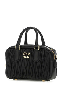 MIU MIU Miu Miu Women Black Nappa Leather Mini Handbag