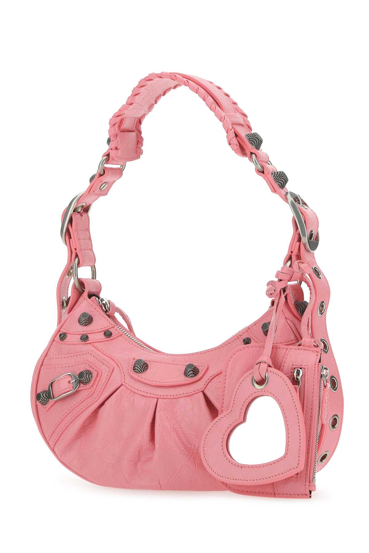 BALENCIAGA Balenciaga Women Pink Nappa Leather Le Cagole Xs Shoulder Bag