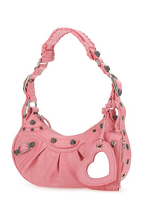 BALENCIAGA Balenciaga Women Pink Nappa Leather Le Cagole Xs Shoulder Bag