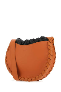 CHLOE Chloe Women Dark Orange Leather Small Mate Crossbody Bag