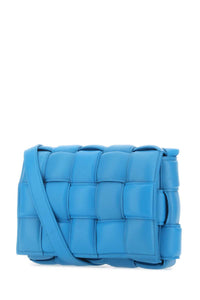 BOTTEGA VENETA Bottega Veneta Women Turquoise Nappa Leather Small Padded Cassette Crossbody Bag