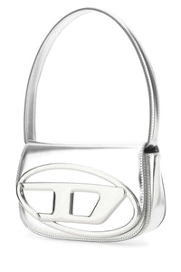 DIESEL Diesel Women Silver Leather 1Dr Shoulder Bag