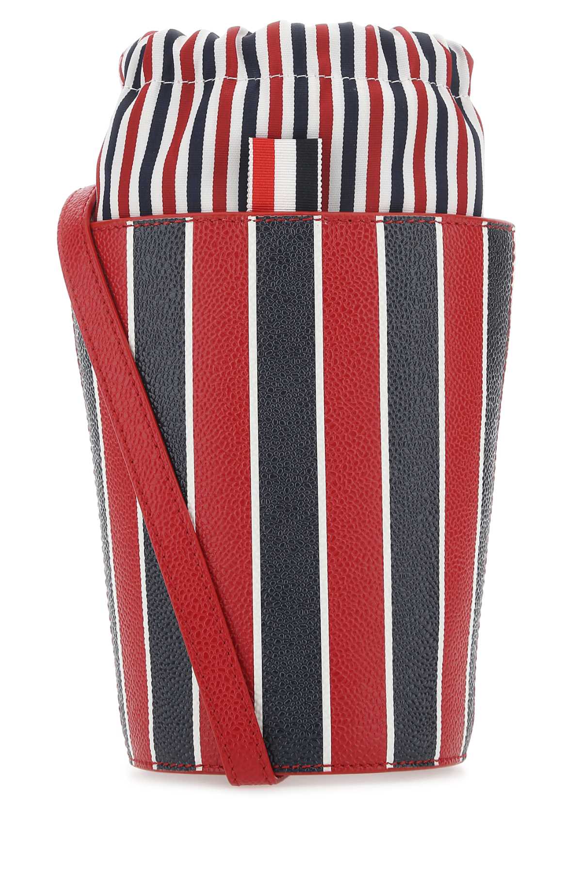 THOM BROWNE Thom Browne Women Printed Leather Mini Bucket Bag