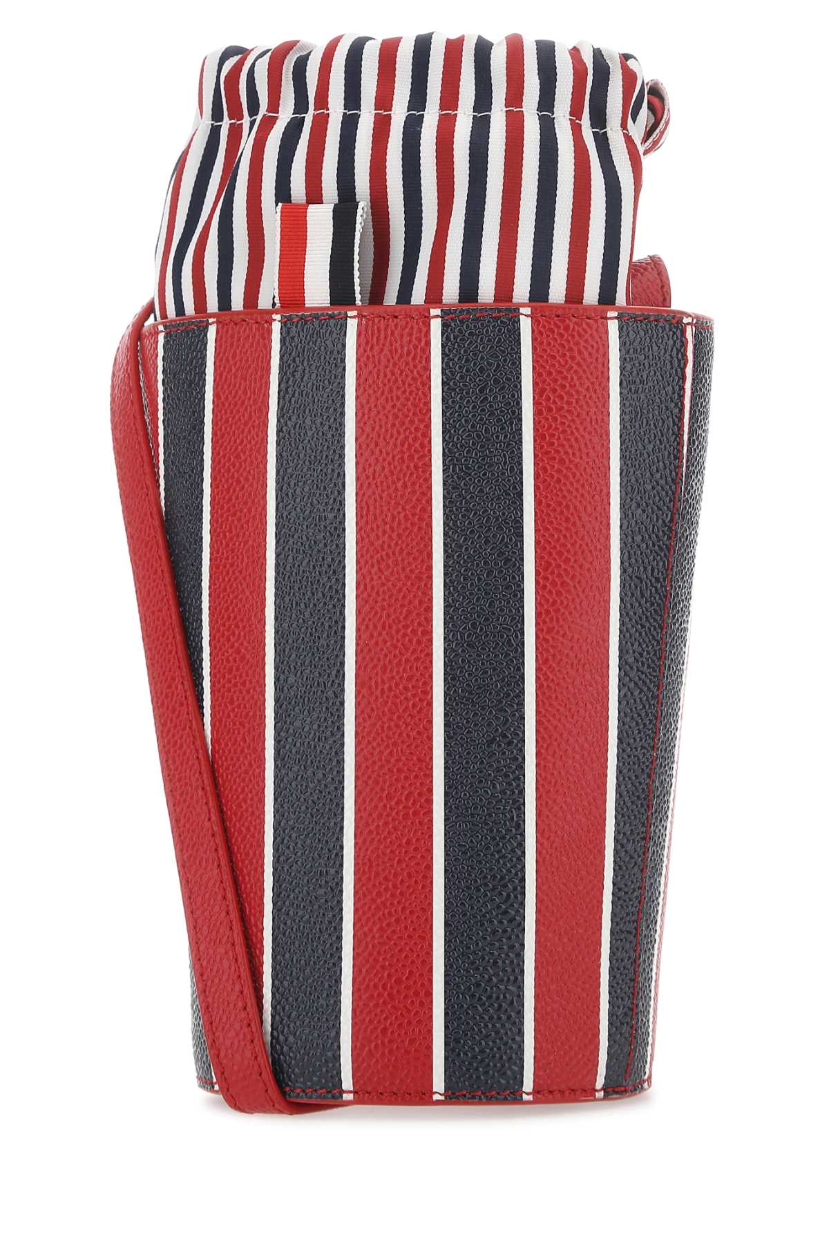 THOM BROWNE Thom Browne Women Printed Leather Mini Bucket Bag