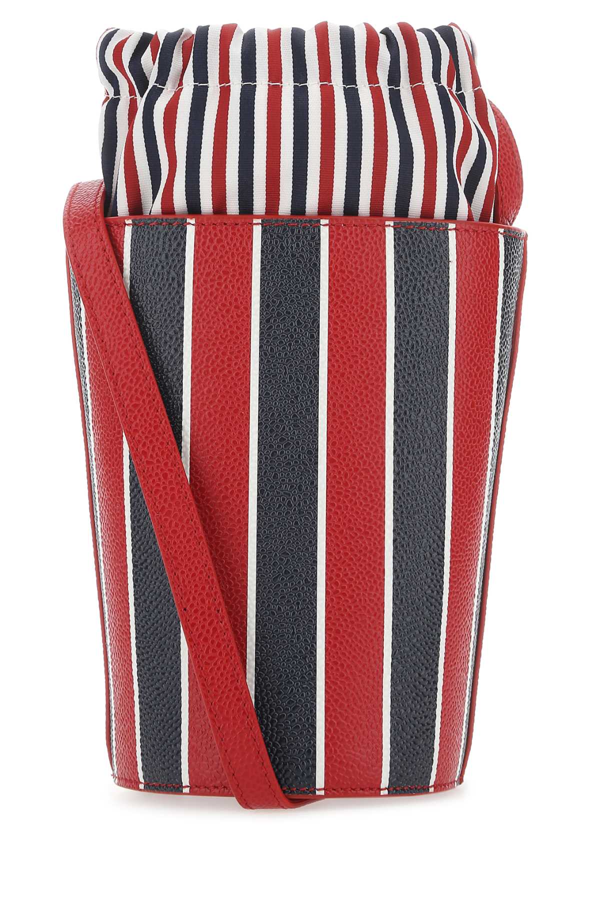 THOM BROWNE Thom Browne Women Printed Leather Mini Bucket Bag