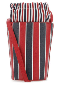THOM BROWNE Thom Browne Women Printed Leather Mini Bucket Bag