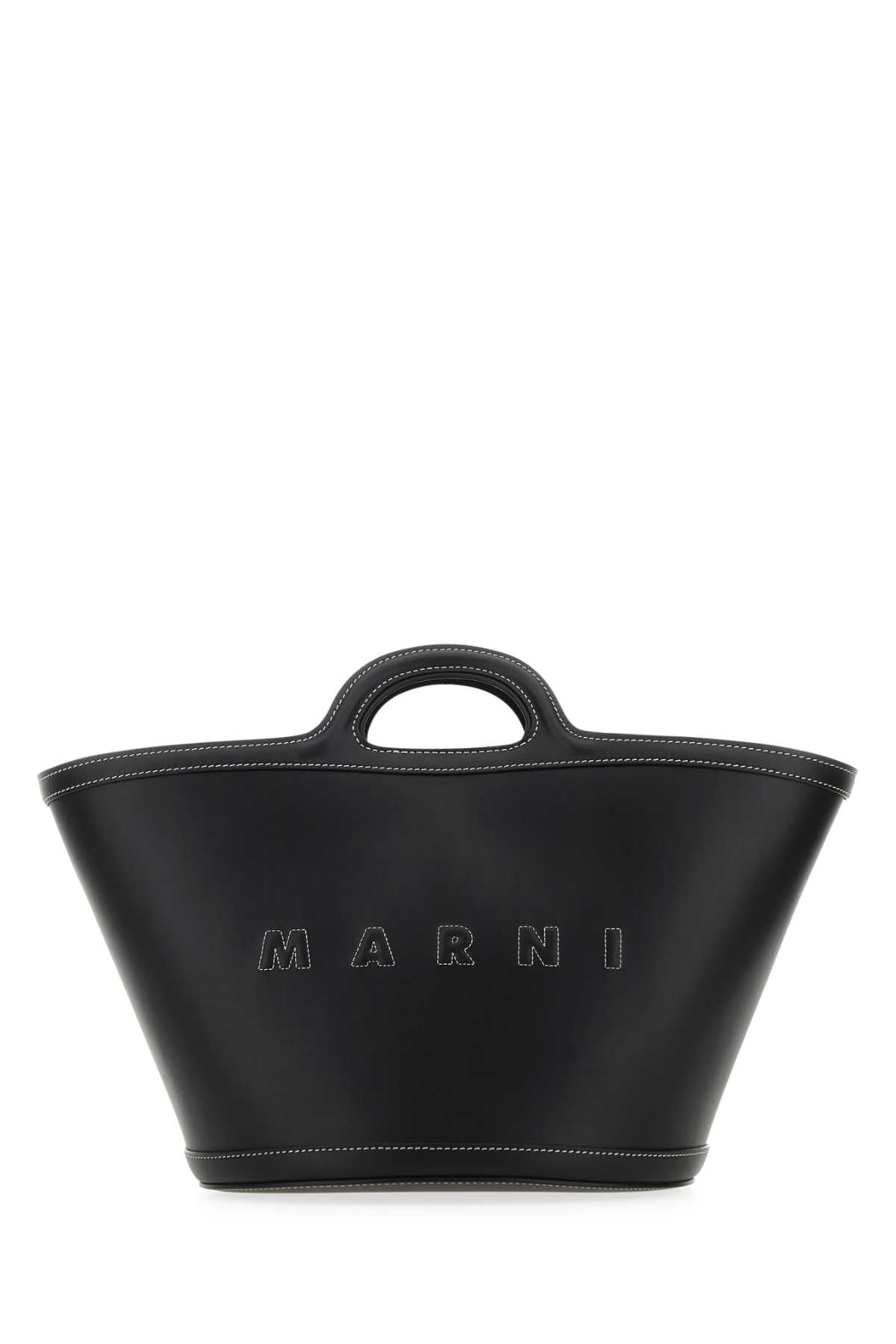 MARNI Marni Women Black Leather Small Tropicalia Handbag