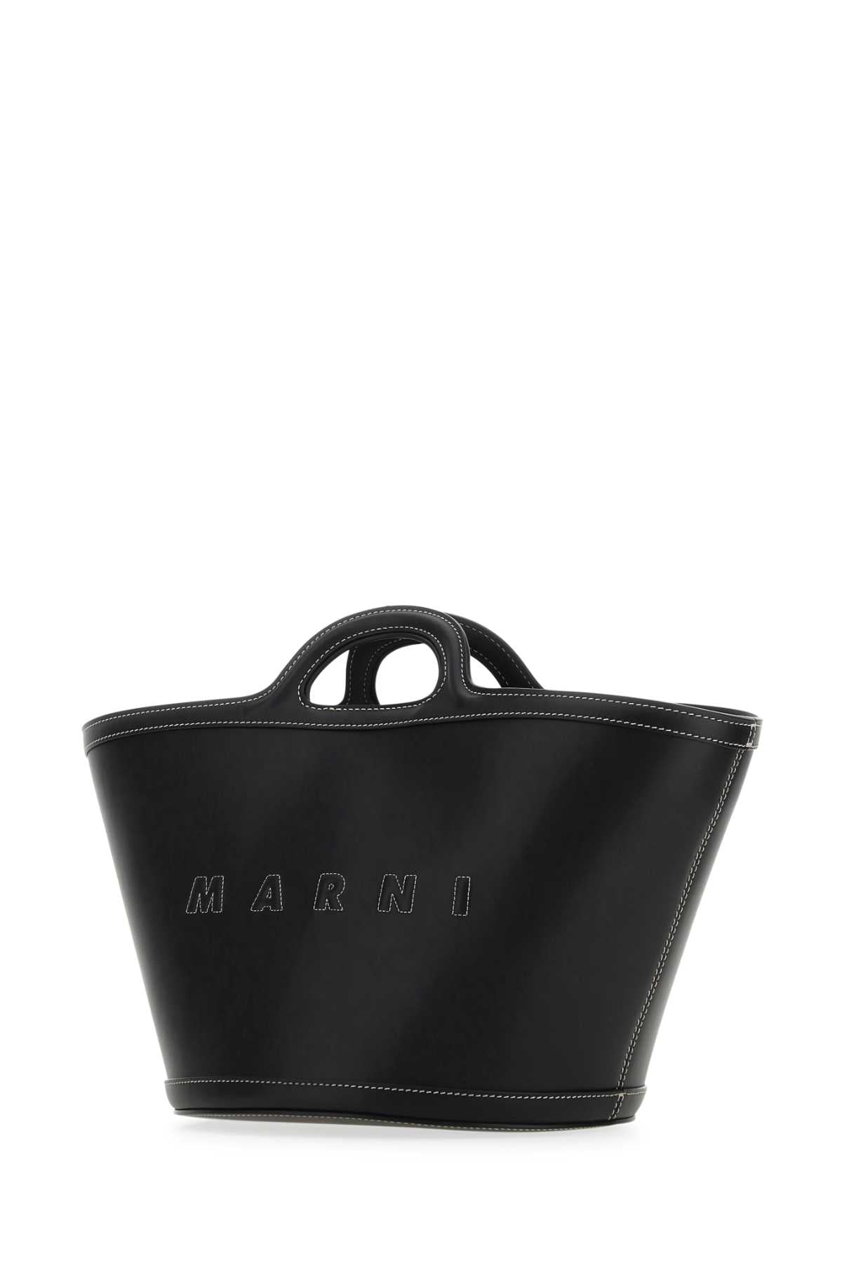 MARNI Marni Women Black Leather Small Tropicalia Handbag