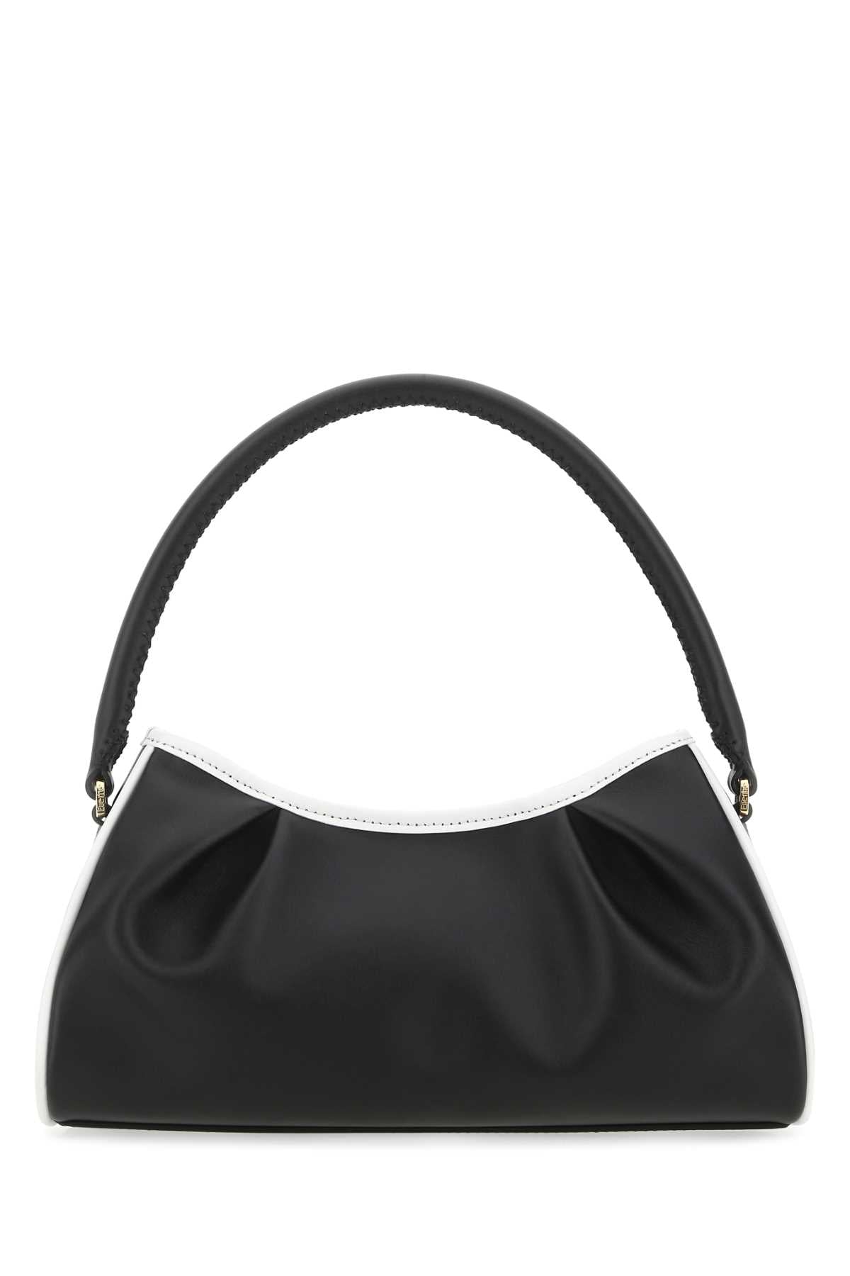 ELLEME Elleme Women Two-Tone Leather Dimple Moon Shoulder Bag