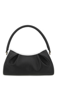 ELLEME Elleme Women Two-Tone Leather Dimple Moon Shoulder Bag
