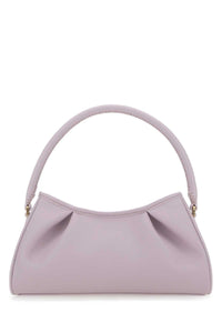ELLEME Elleme Women Lilac Leather Dimple Moon Shoulder Bag