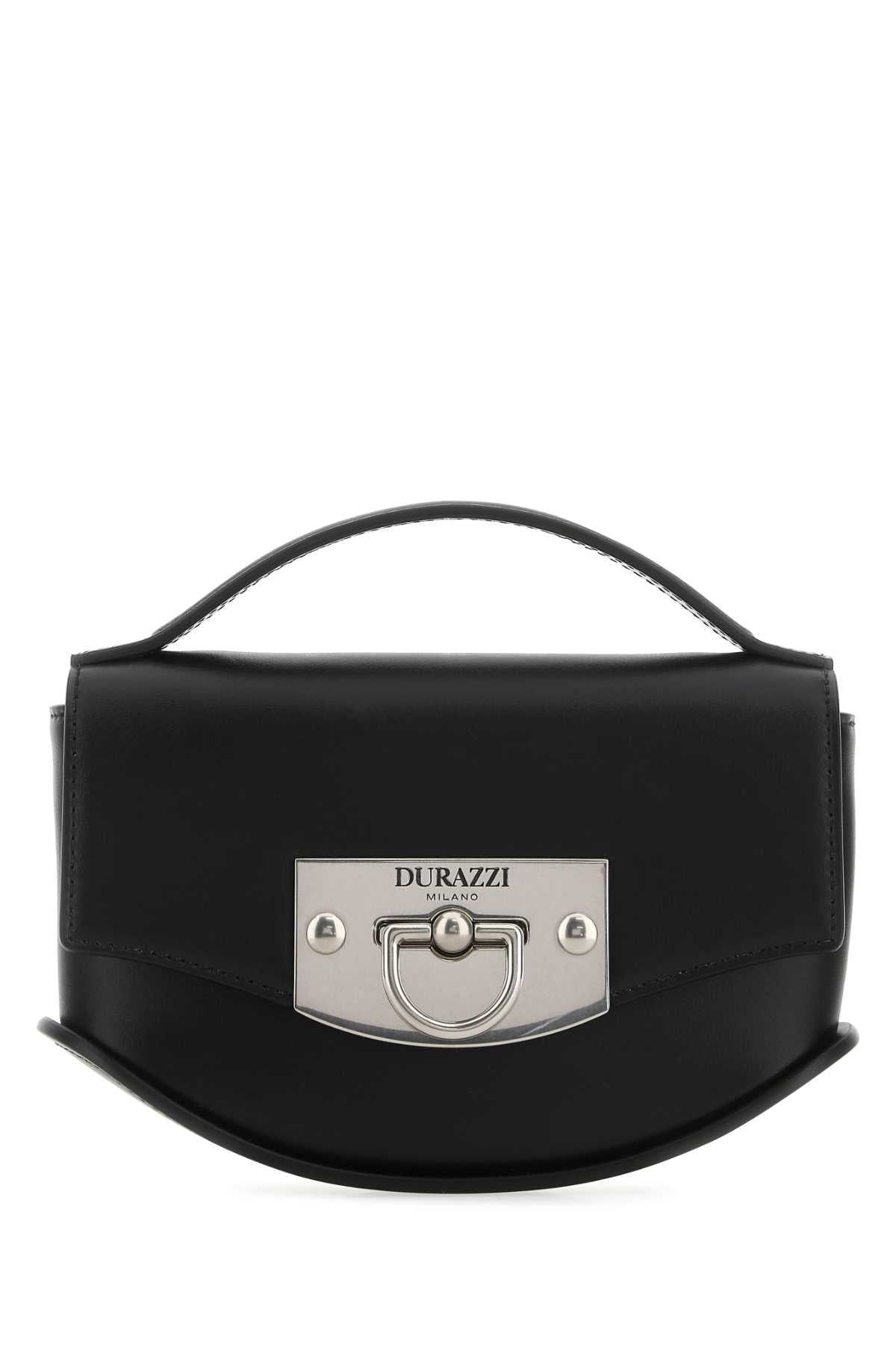 DURAZZI Durazzi Women Black Leather Mini Swing Handbag