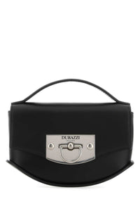 DURAZZI Durazzi Women Black Leather Mini Swing Handbag
