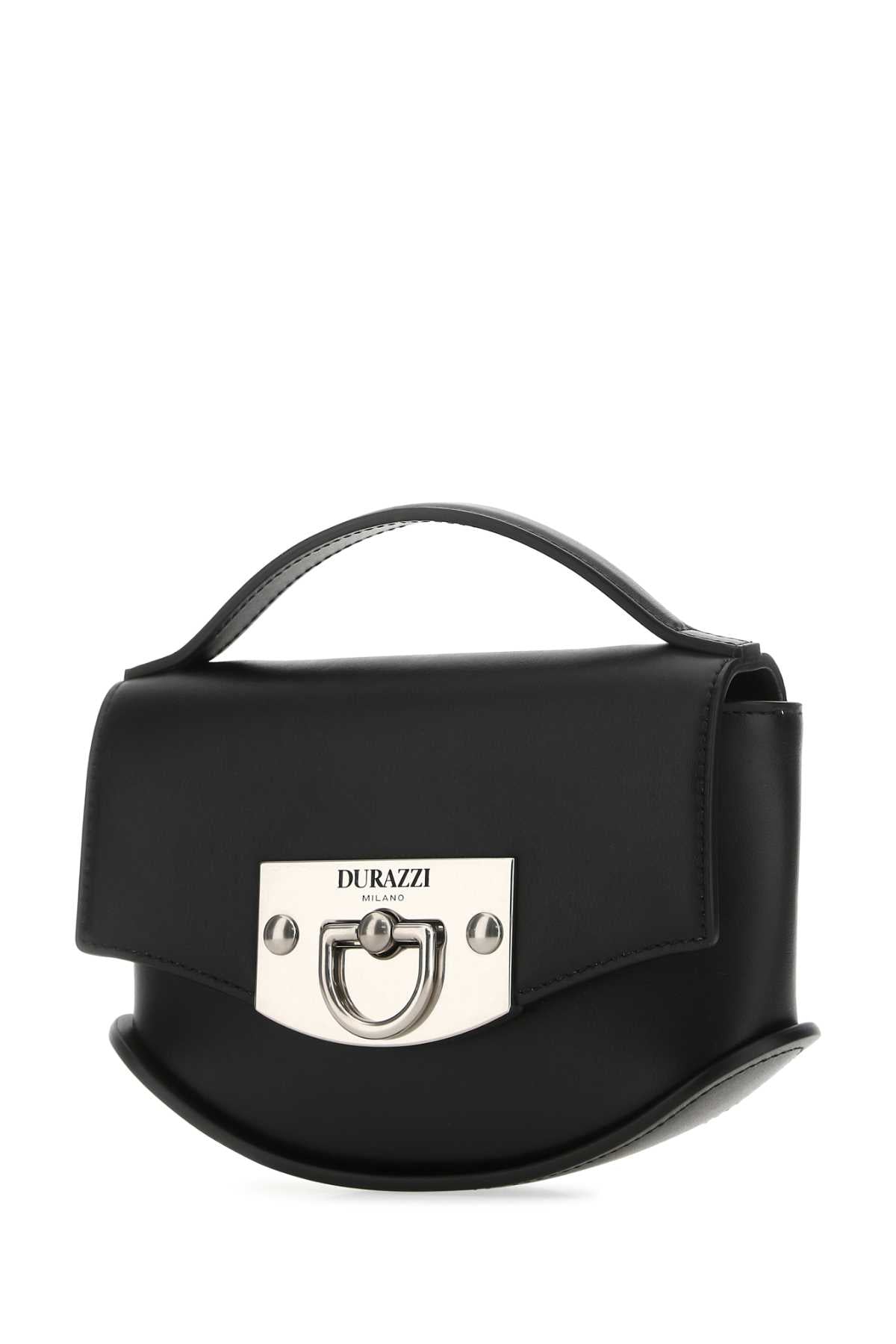 DURAZZI Durazzi Women Black Leather Mini Swing Handbag