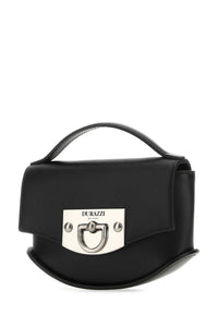 DURAZZI Durazzi Women Black Leather Mini Swing Handbag