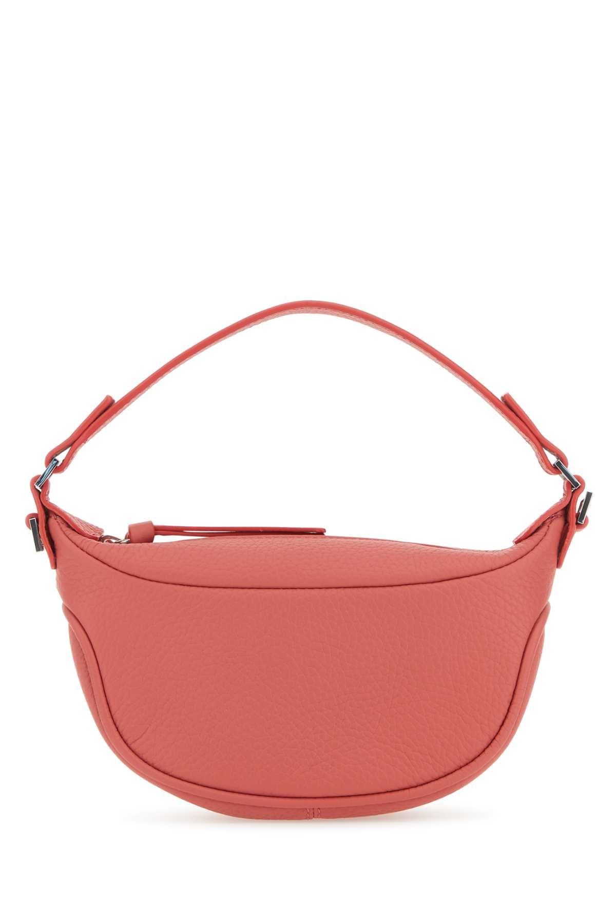 BY FAR By Far Women Salmon Leather Mini Ami Handbag