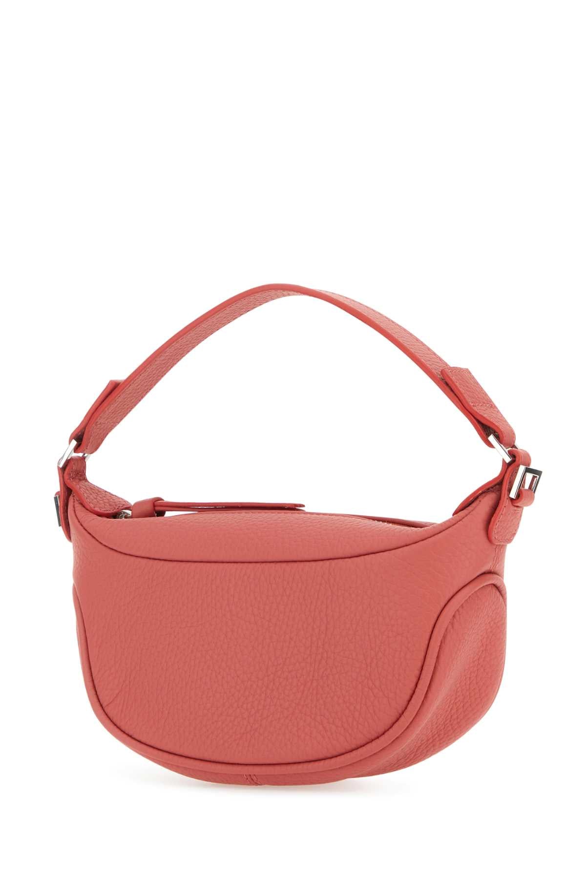 BY FAR By Far Women Salmon Leather Mini Ami Handbag