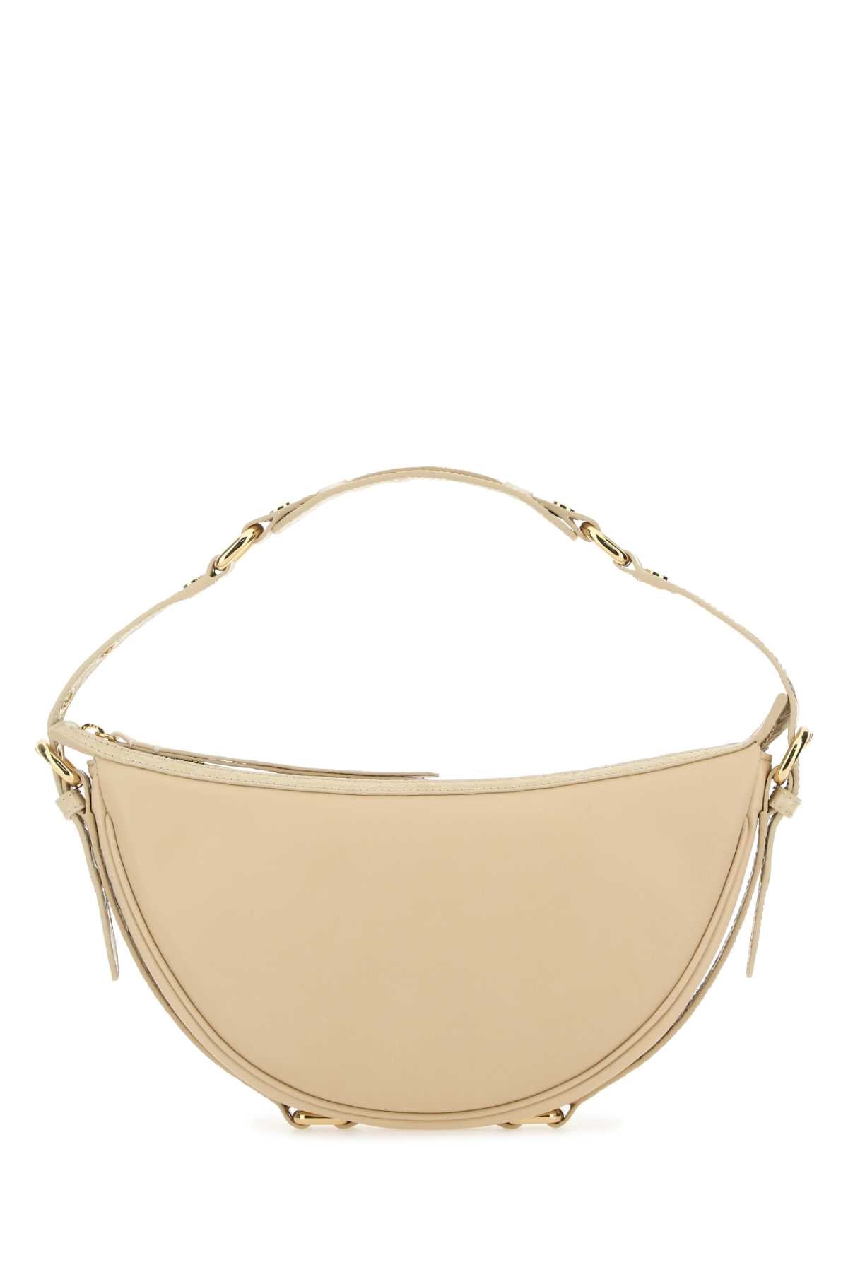 BY FAR By Far Women Cream Leather Gib Shoulder Bag